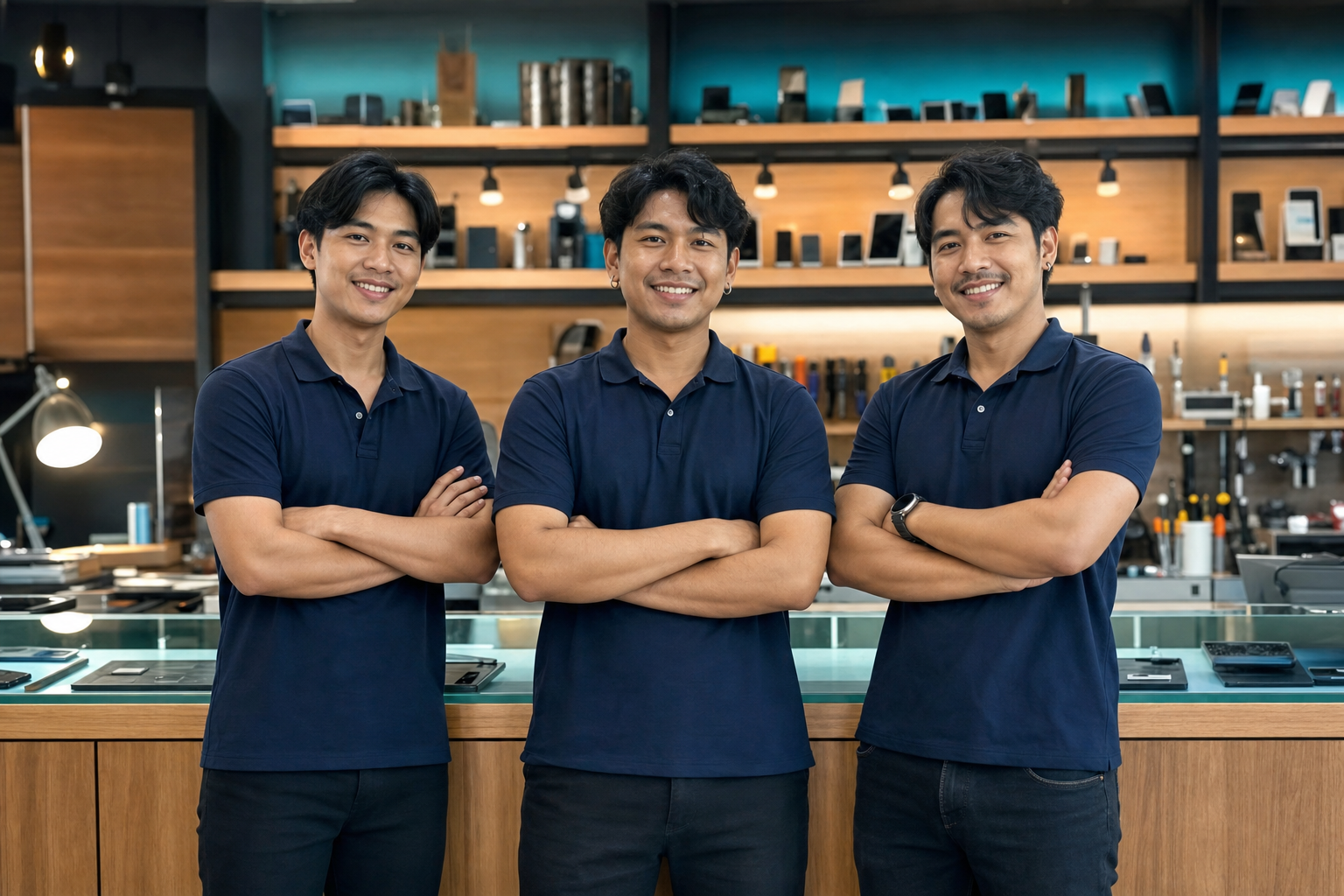 ทีมช่างซ่อมมืออาชีพ iCenter Service เซ็นทรัลลำปาง ชั้น 2